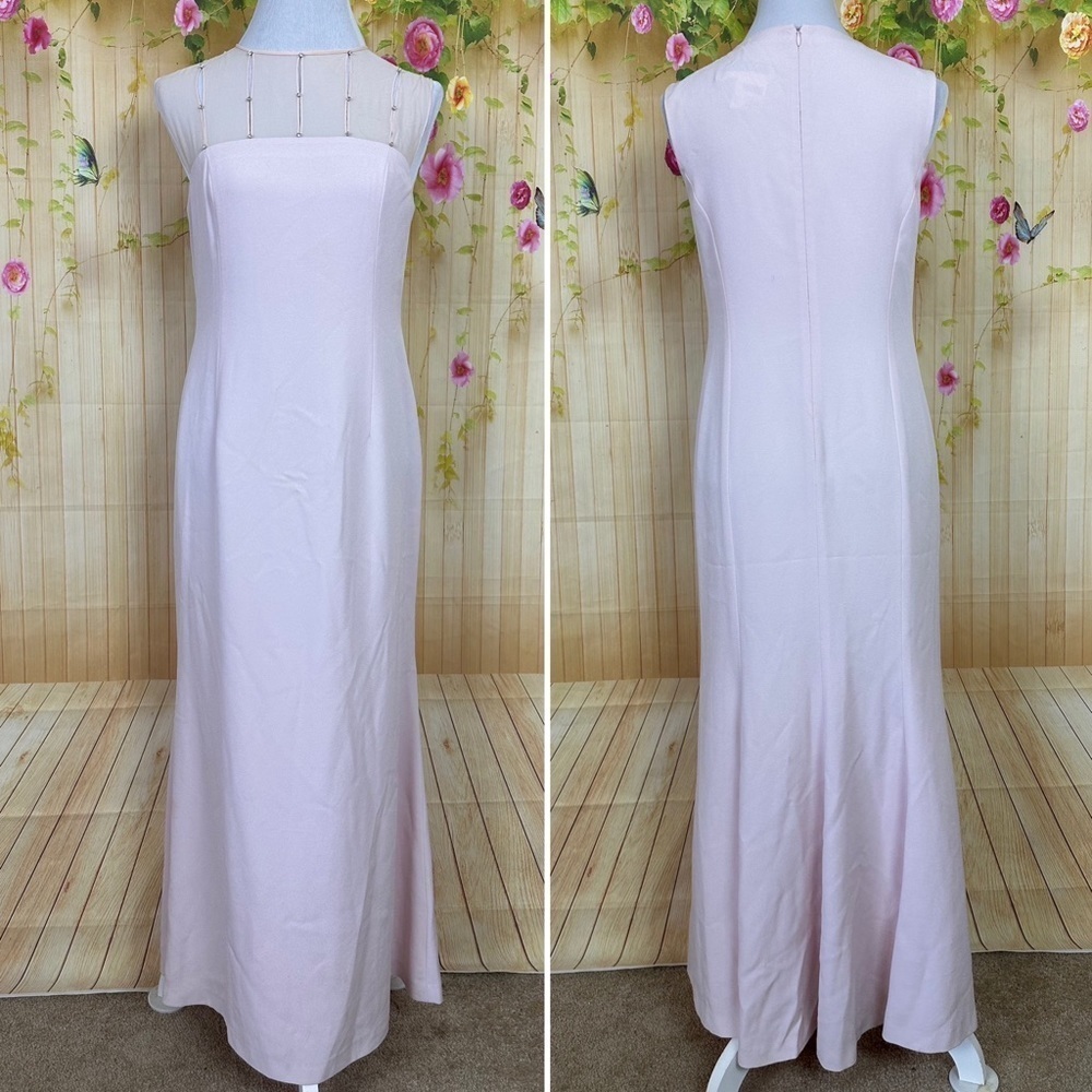 DAYMOR Pink Rhinestone Dress Size 8